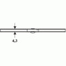 Решетка GEBERIT CLEANLINE 154,450.KS.1 полированная нержавеющая сталь