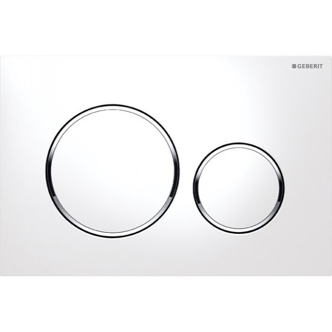 Смывная клавиша GEBERIT SIGMA 20 115,882.KJ.1 белый хром глянец