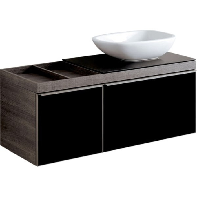 Тумба для комплекта GEBERIT CITTERIO 500,565.JJ.1 118 см темный дуб черный