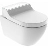 Унитаз-биде подвесной GEBERIT AQUACLEAN TUMA COMFORT 146,294.SI.1 безободковый панель белое стекло