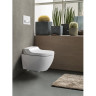 Унитаз-биде подвесной GEBERIT AQUACLEAN TUMA COMFORT 146,294.SI.1 безободковый панель белое стекло