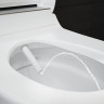 Унитаз-биде подвесной GEBERIT AQUACLEAN TUMA COMFORT 146,294.FW.1 панель нержавеющая сталь